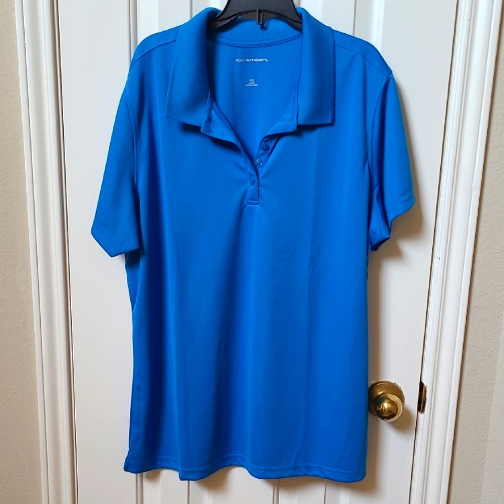 New Women's Turquoise Polo Shirt